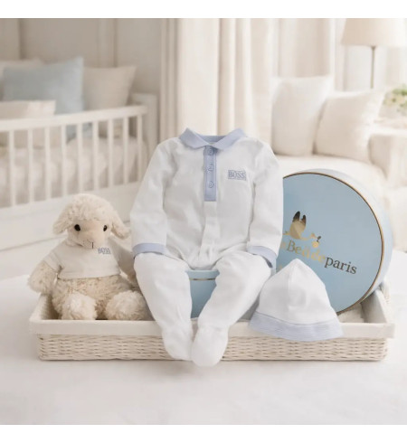 Coffret Bébé Hugo Boss Serenity Calm | Cadeau Naissance Neutre & Raffiné – Bebedeparis.com