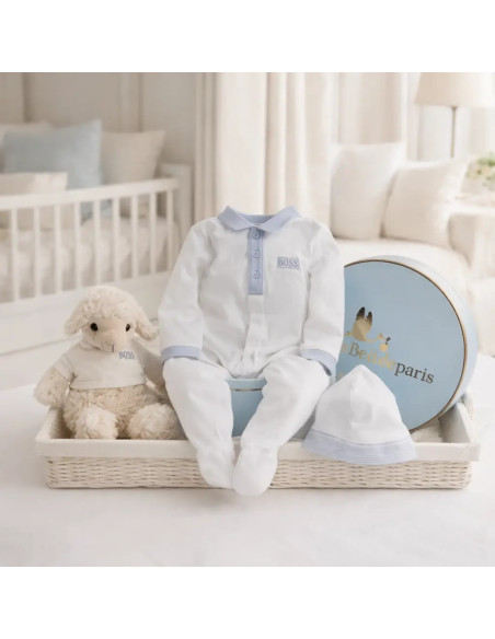 Coffret Bébé Hugo Boss Serenity Calm | Cadeau Naissance Neutre & Raffiné – Bebedeparis.com