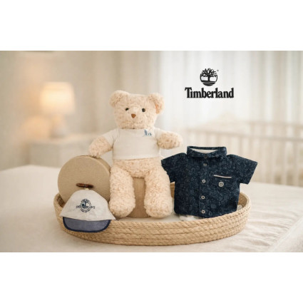 Corbeille bébé Timberland cachemire | Bebe de Paris 2