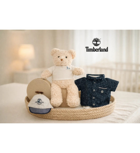 Corbeille bébé Timberland cachemire | Bebe de Paris