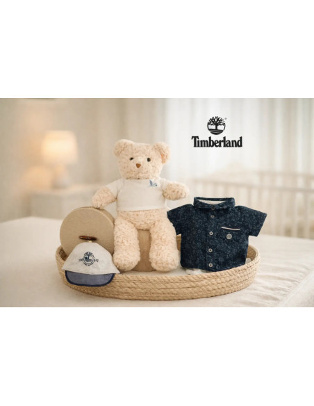 Corbeille bébé Timberland cachemire | Bebe de Paris