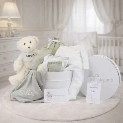 Coffret naissance personnalisé Lyon| Cadeau d’entreprise pour bébé 2