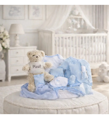 Coffret Bébé Classique | Cadeau de Naissance Élégant – Bebedeparis.com
