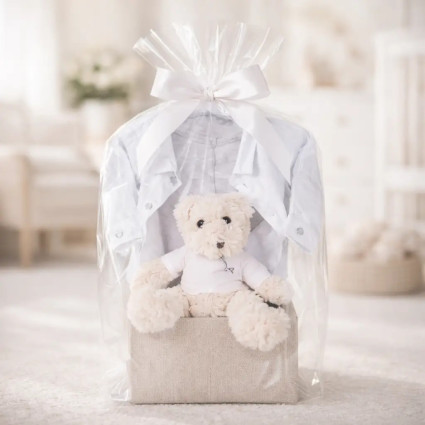 Set Vintage bébé Hugo Boss | Panier naissance élégant