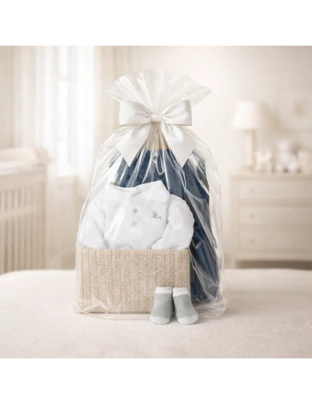 Coffret Bébé Conjunto Vaquero | Cadeau Naissance Casual et Élégant – Bebedeparis.com