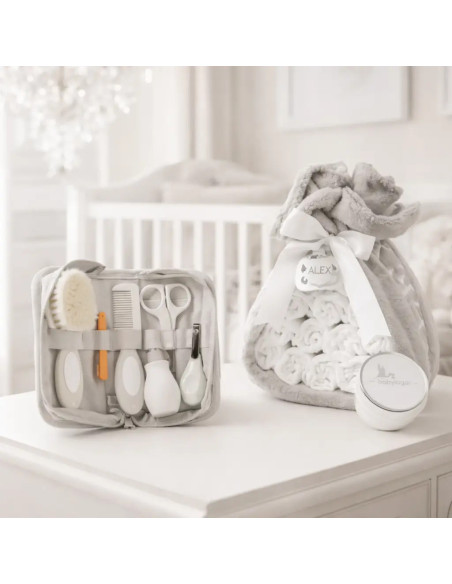 Gâteau de Couches avec Trousse de Toilette | Cadeau Naissance Complet