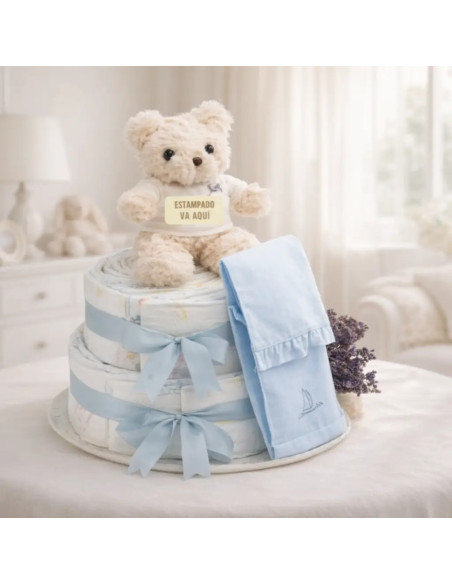 Gâteau de Couches Chic pour Bébé | Cadeau Élégant et Utile – Bebedeparis.com
