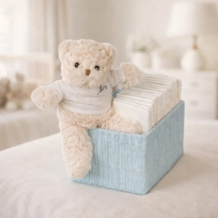 Gâteau de Couches Bébé Happy | Cadeau Original, Utile et Personnalisé – Bebedeparis.com 2