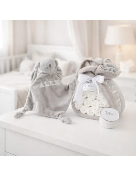 Gâteau de Couches avec Doudou | Cadeau de Naissance Pratique et Mignon