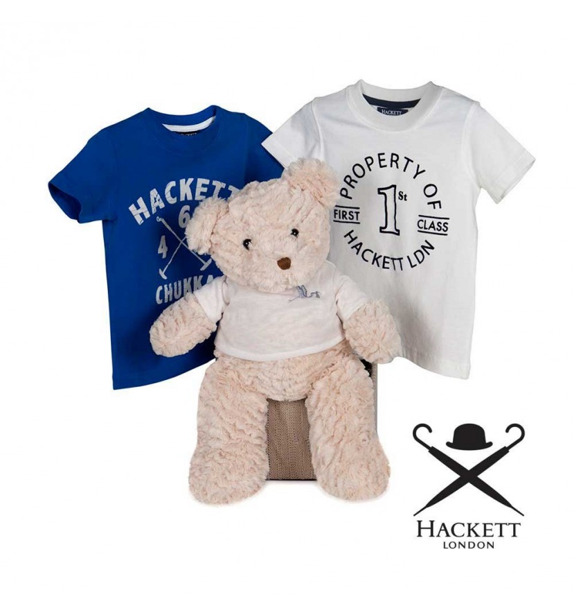 Corbeille bébé Hackett lot t-shirts
