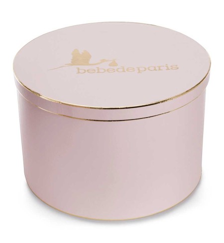 Caja Vintage Presentación BebeDeParis Rosa XL