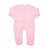 Coffret de naissance body couverture pyjama et doudou personnalisé rose