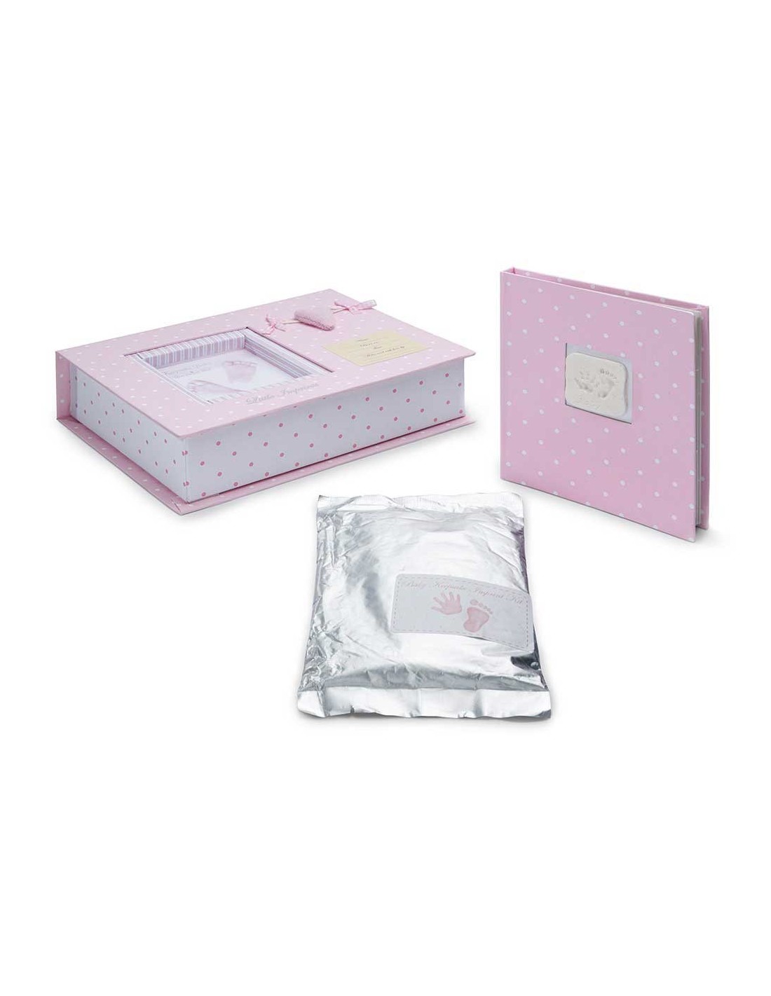 Coffret jouet dentition nicky mousseline et couverture personnalisé gris