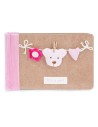 Coffret Jouet dentition Nicky mousseline et couverture personnalisé