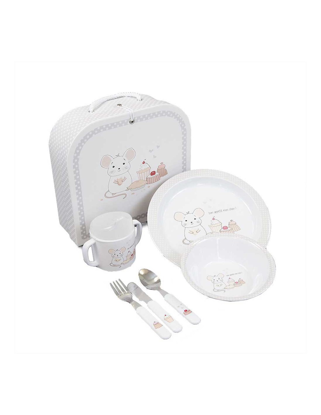 Panier naissance songe classique gris