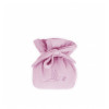 Layette avec bavoir et tétine personnalisés et accessoires pour nouveau-nés rose