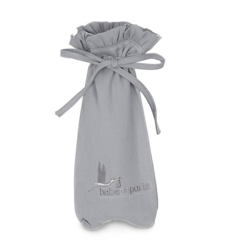 funda biberon gris