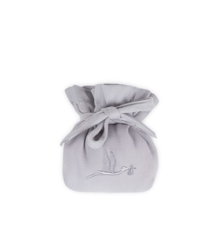 funda chupete gris