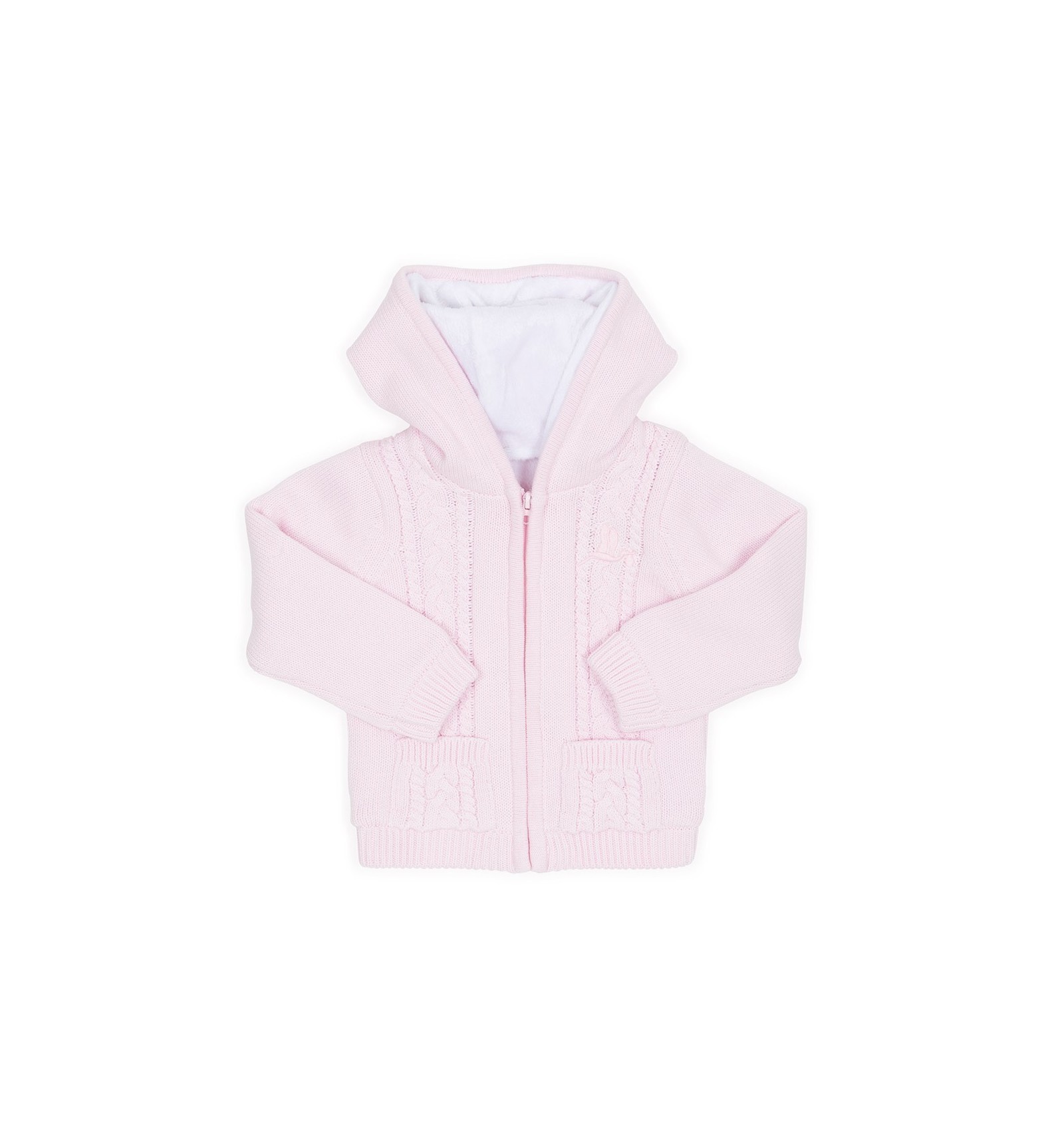 Veste polaire bébé rose