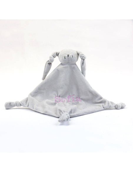 Canastilla Manta Personalizada y Pijama y doudou personalizado