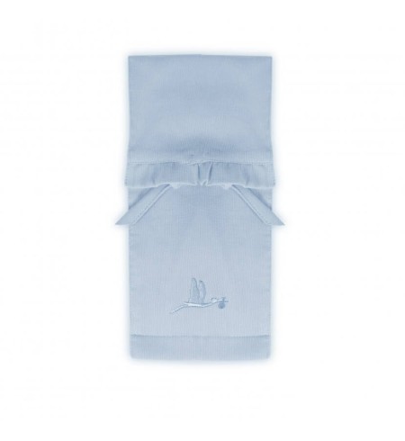 Canastilla Clásica Plena Con Oso Azul